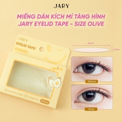 Miếng dán kích mí tàng hình Jary Eyelid Tape 120 miếng - dán mí chống thấm nước, lâu trôi đủ size