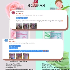 (Không vỏ) Nước tẩy trang Ya Samaya làm sạch dưỡng ẩm dành cho mọi loại da Xanh - Hồng YaSamaya Nga 600ml
