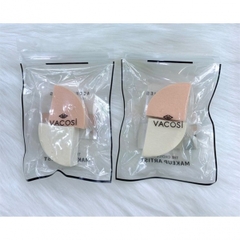 Bông Phấn Ướt Vacosi QUARTER SPONGE 2PCS Tam Giác Vuông BP11 (Bịch 2 Cái)