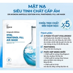 Mặt nạ siêu tinh chất DR Wonjin Ampoule Edition Fill Air 27g - mặt nạ wonjin chính hãng