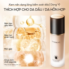 Kem nền dạng lỏng Carslan Lasting Cover Foundation siêu kiềm dầu lâu trôi phiên bản cho da dầu - 30g