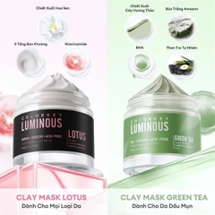 Mặt nạ đất sét COLORKEY LUMINOUS Clay Mask hoa sen - trà xanh 60g/hũ - mặt nạ bùn khoáng color key