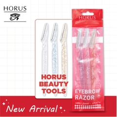Dao cạo lông mày Horus Eyebrow Razor Pack of 3 ( set 3 cái) dễ dàng sử dụng