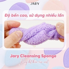 Miếng rửa mặt bọt biển cao cấp Jary Cleansing Sponge CP01 - CP02 - CP03 ( 1 cái lẻ ) chính hãng