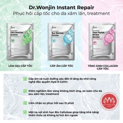 Mặt nạ Wonjin Instant Repair mask cấp ẩm tức thì, giảm lão hóa Hyal- Peptide- Cica 30ml