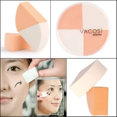 Mút Tán Kem Nền Vacosi Tam Giác Wedge Sponge 6 miếng - 4 miếng