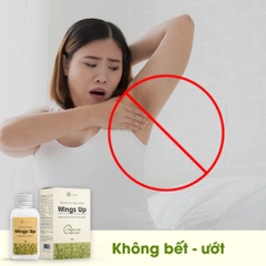 Bột khử mùi thiên nhiên Wings Up - khử mùi hôi chân, nách & giảm tiết mồ hôi - Cỏ mềm HomeLab 25g