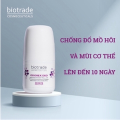 Lăn khử mùi Biotrade Odorex Deo Antiperspirant Roll On lăn nách dành cho nam nữ ngăn đổ mồ hôi 40ml