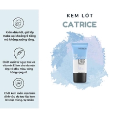Kem lót Catrice Primer kiềm dầu dưỡng ẩm làm mịn đều màu da (Tím - Hồng - Xanh lá - Xanh dương) 30ml