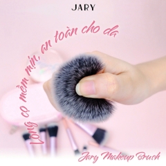 Bộ cọ trang điểm Jary Make Up Brush - Set 10 cây kèm túi da PU cao cấp nhỏ gọn , tiện lợi chính hãng