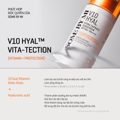 Kem chống nắng SOME BY MI V10 HYAL  Antioxidant Sunscreen- Hydra Capsule Sunscreen 40ml- 40g SPF50+ PA++++