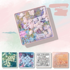 Bảng phấn mắt 9 ô màu GoGo Tales Secret garden eyeshadow palette chống trôi hàng nội địa Trung - 13g