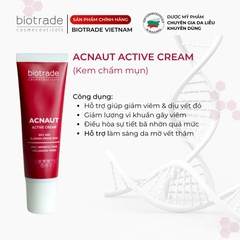 Kem chấm mụn Biotrade Acnaut Active Cream 15ml - kem mụn acnes biotrade hỗ trợ giảm thâm mụn cao cấp