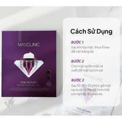 Mặt nạ giấy dưỡng da Maxclinic chống lão hóa Time Return Melatonin Cream Mask Sheet 1 miếng lẻ 28ml