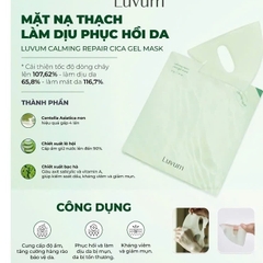 Mặt nạ thạch collagen Luvum Mask Gel 33g - miếng mặt nạ thạch luvum dưỡng trắng da & chống lão hóa