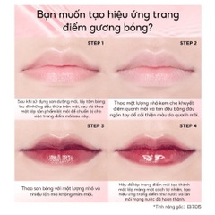 Son tint bóng COLORKEY Airy Lip Gloss Mirror 1.7g - son color key tạo hiệu ứng căng bóng như gương