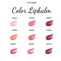 Son dưỡng Vacosi có màu - son dưỡng ẩm tint Vacosi Natural Studio Color Lip Balm 3g cao cấp