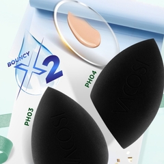 Bông giọt nước vạt xéo Vacosi Pro PH04 Prs Pro Crucial Flat Blender - bông phấn ướt tán nền Hàn Quốc