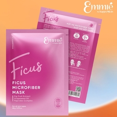 Mặt nạ Emmie by Happy Skin Microfiber 28g - lẻ miếng mặt nạ dừa emmié mask giấy dịu da chính hãng