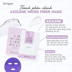Miếng Mặt nạ vải vi sợi Be'Balance Micro Fiber Mask 3 in 1 - mặt nạ be balance giúp làm đẹp da