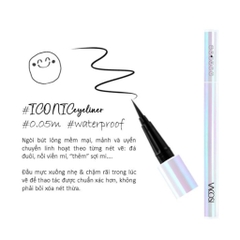 Kẻ mắt nước Vacosi siêu mảnh lâu trôi 24H Waterproof Pen VM25 - Bút kẻ mắt bền màu chính hãng 0.6g