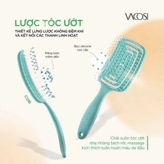 Lược Vacosi - C03 C05 C06 C12 gỡ rối - chải phồng - Lược tạo kiểu gỡ rối vacosi chính hãng cao cấp