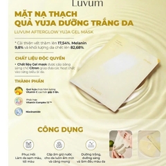 Mặt nạ thạch collagen Luvum Mask Gel 33g - miếng mặt nạ thạch luvum dưỡng trắng da & chống lão hóa