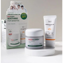 Bộ chăm sóc da Dr.G - R.E.D BLEMISH  Soothing Cream Set ( Kem dưỡng 70ml + KCN Brightening 20ml )