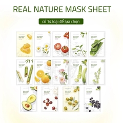 Mặt nạ giấy dưỡng da Nature Republic Real Nature Mask Sheet 23ml - mask giấy dưỡng ẩm da cao cấp