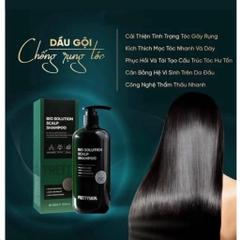 Bộ gội xả chống rụng tóc Pretty Skin Bio Solution Scalp Shampoo giữ tóc chắc khỏe và bóng đẹp 500ml