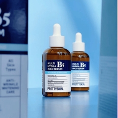 Serum trắng da Pretty Skin B5 phục hồi da Multi Hydra Max 50ml - tinh chất dưỡng cho da dầu mụn