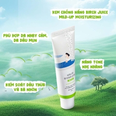 Kem chống nắng kiềm dầu dưỡng ẩm RoundLab Birch Juice Mild-Up Sunscreenn - Round Lab Sun cream 50ml