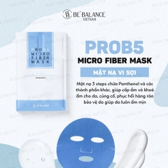 Miếng Mặt nạ vải vi sợi Be'Balance Micro Fiber Mask 3 in 1 - mặt nạ be balance giúp làm đẹp da