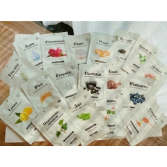 Mặt nạ giấy chính hãng dưỡng da Pretty Skin Mask miếng lẻ cấp ẩm Total Solution Essential Sheet 23g