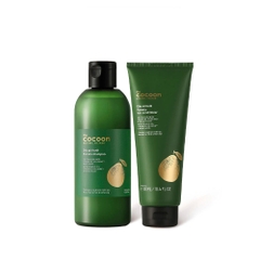 Set dầu gội xả bưởi Cocoon giảm rụng & kích thích mọc tóc 310ml- 500ml - không chứa sulfate nhãn mới