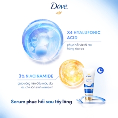 Serum ngăn mùi Dove giúp làm mờ thâm thu nhỏ lỗ chân lông nách da sáng mịn đều màu 40ml chính hãng
