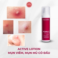Dung dịch chấm mụn hoạt tính Biotrade Acnaut Active Lotion chăm sóc cho da mụn chính hãng 15ml