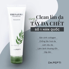Tẩy da chết Dr Pepti Herb Natural Peeling Gel giúp da sáng, mịn màng 130ml