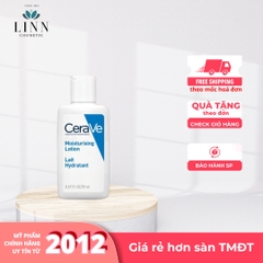 Sữa dưỡng thể Cerave Moisturizing Lotion cho da khô đến rất khô 20ml - sample mini size 7ml