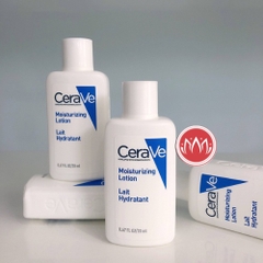 Sữa dưỡng thể Cerave Moisturizing Lotion cho da khô đến rất khô 20ml - sample mini size 7ml