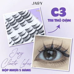 Lông mi cụm tự nhiên Jary cluster lashes