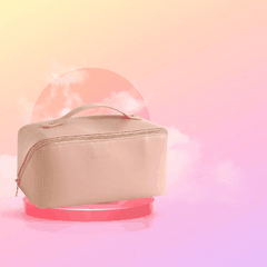 Túi đựng mỹ phẩm JARY Makeup Bag da PU cao cấp - Màu hồng