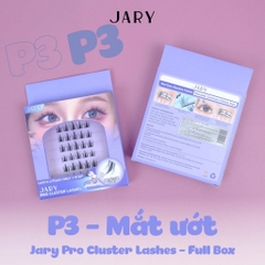 Lông mi cụm có sẵn keo Jary Pro Cluster Lashes - Hộp nhựa 6 hàng Full Box - mi giả jary chính hãng