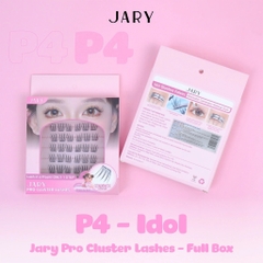 Lông mi cụm có sẵn keo Jary Pro Cluster Lashes - Hộp nhựa 6 hàng Full Box - mi giả jary chính hãng
