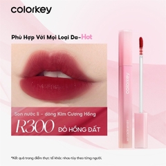 Son kem lì COLORKEY Soft Matte Water Tint 1.8g - son môi trang điểm môi mờ ướt không dính color key