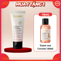 Combo sáp dưỡng ẩm Cocoon 30ml + toner sen 140ml