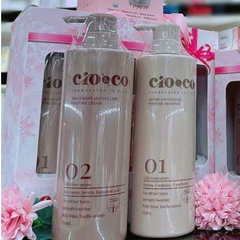 Set dầu gội xả phục hồi Cio&co hương nước hoa - cio & co chiết xuất nấm Truffle trắng 500ml - 750ml