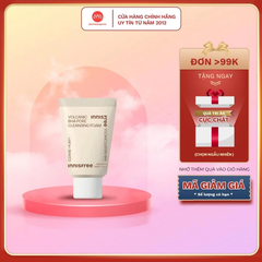 Minisize 15g - Sữa rửa mặt se khít lỗ chân lông Innisfree tro núi lửa Volcanic Pore Cleansing Foam