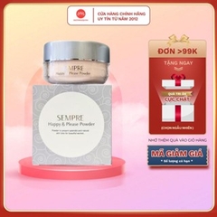 Phấn phủ bột Geo Sempre Happy & Please Powder - phấn bột kiềm dầu , mỏng mịn Hàn Quốc chính hãng 25g