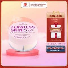 Phấn phủ bột 3 trong 1 Essence Flawless Skin Trio Loose Setting Powder 10 lâu trôi & đều màu da (8g)